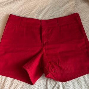 Dickies High Waist Red Women's Shorts